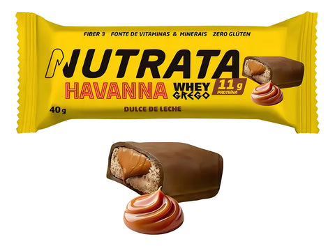 BARRA GREGO BAR DOCE DE LEITE HAVANNA 12x40G NUTRATA