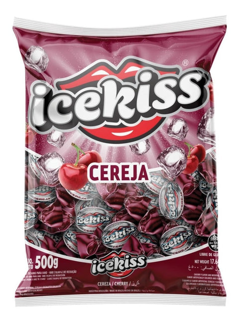 Bala Dura Icekiss Sabor Cereja 500g Cory
