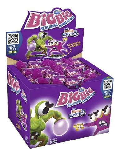 Chiclete Arcor Big Big Uva Com 100 Unidades - 315g