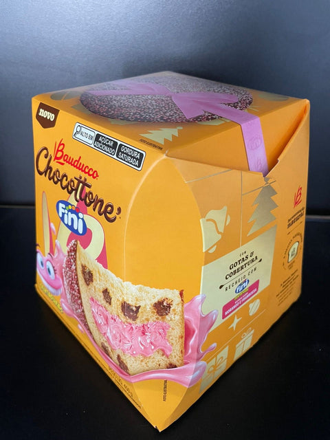 Chocotone Fini Dentaduras Bauducco 450g Sabor Baunilha