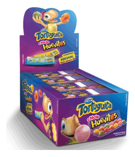 Arcor Huevitos Chiclete - Frutas sortidas - Unidade - 1 - 12 - 300 g - Açúcar (Inclui: É livre de glúten)