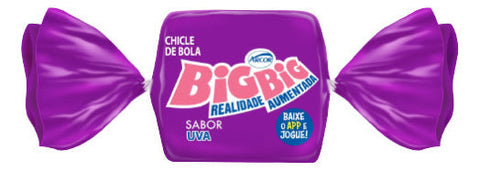 Chiclete Arcor Big Big Uva Com 100 Unidades - 315g