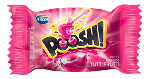 Arcor Poosh Chiclete - Tutti frutti - Unidade - 1 - 40 - 200 g (Inclui: É livre de glúten)