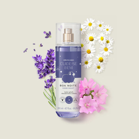 Body Splash Desodorante Colônia Cuide-se Bem Boa noite, 200 ml - O Boticário