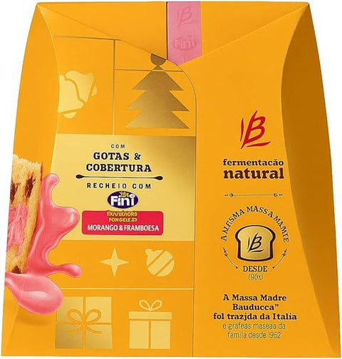 Chocotone Fini Dentaduras Bauducco 450g Sabor Baunilha