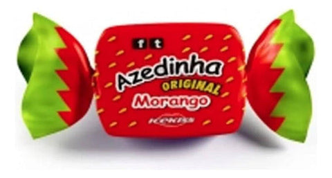 Bala Icekiss Mast Azedinha Morango 500g