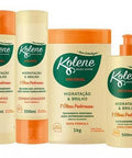 Kit Kolene Original Shampoo/condic/máscara 1kg/pentear 500ml - MEUBRASILONLINE