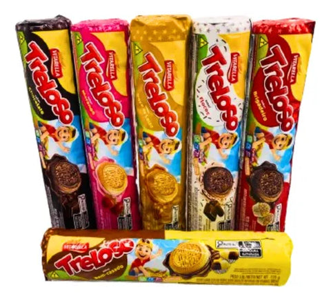 Biscoito Treloso - Kit C/ 4 Unidades Sortidas De 120g