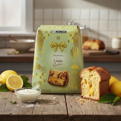 Panetone de Limão Siciliano 580g Cacau Show
