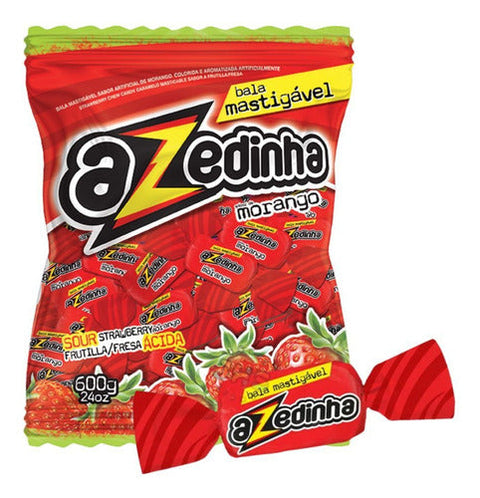 Bala Icekiss Mast Azedinha Morango 500g