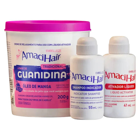 Kit Relaxante Amacihair Tradicional Ouse E Brilhe 200g