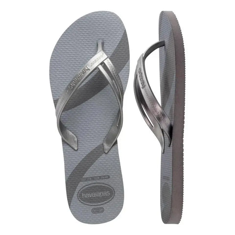 Chinelo Havaianas Elegance Print Novo Grafite