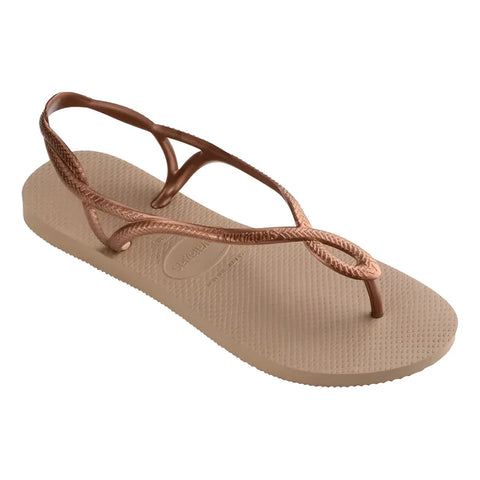 Rasteirinha Havaianas Luna Rosê Gold