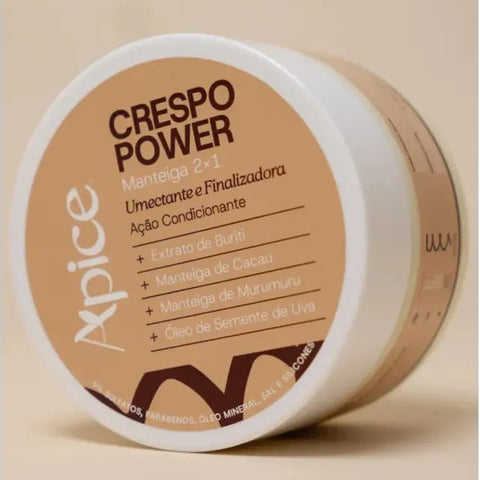Manteiga 2x1 Umectante e Finalizadora Crespo Power 260g Apice