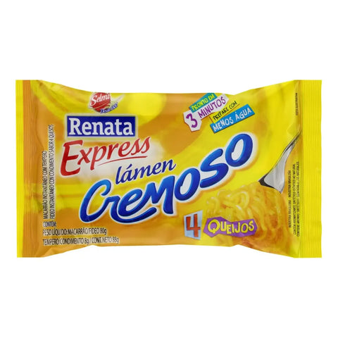 Renata Kit 3 Miojo Cremoso Sabor 4 Queijos 85g (Copy)