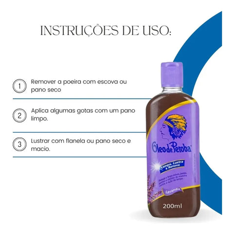 Óleo De Peroba Lavanda 200ml King