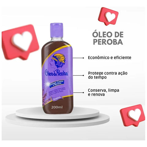 Óleo De Peroba Lavanda 200ml King