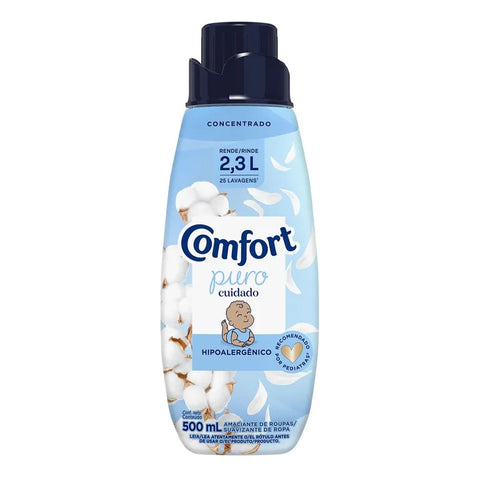Amaciante Concentrado Comfort Puro Cuidado 500ml