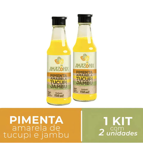 Molho Pimenta Amarela Com Tucupi E Jambu 2x150ml