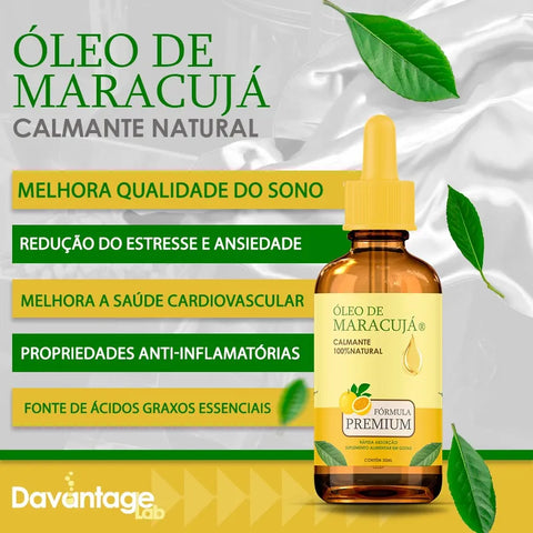 Kit 3x Óleo De Maracujá - Calmante 100% Natural