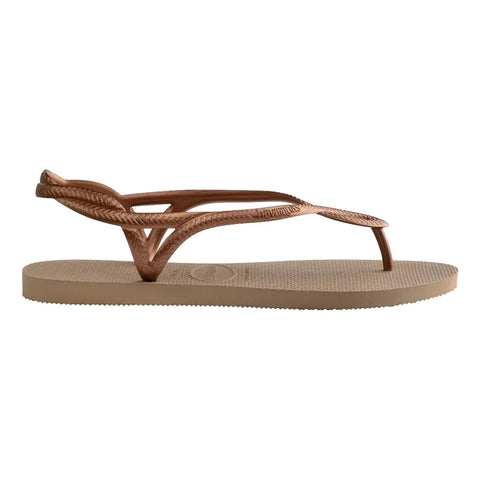 Rasteirinha Havaianas Luna Rosê Gold