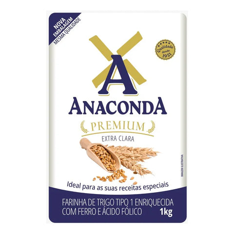Farinha de Trigo Tipo 1 Anaconda Premium 1kg