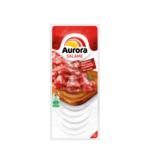 Salame Fatiado - Aurora 100g