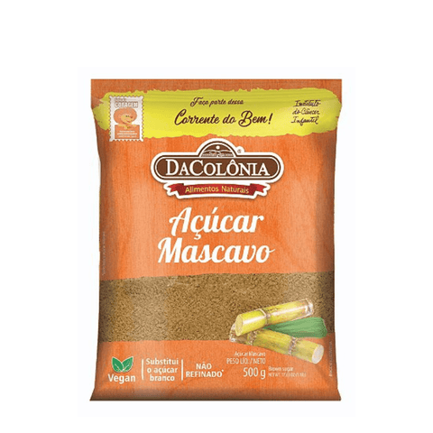 Açúcar Mascavo DaColônia 500g