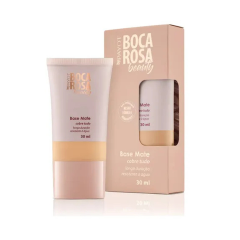 Base Alta Cobertura Boca Rosa Beauty 30ml Matte