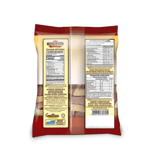 Foundant de Leite com Chocolate 160g DaCôlonia