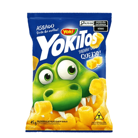 Yokitos Tubinho Sabor Queijo Yoki 45g