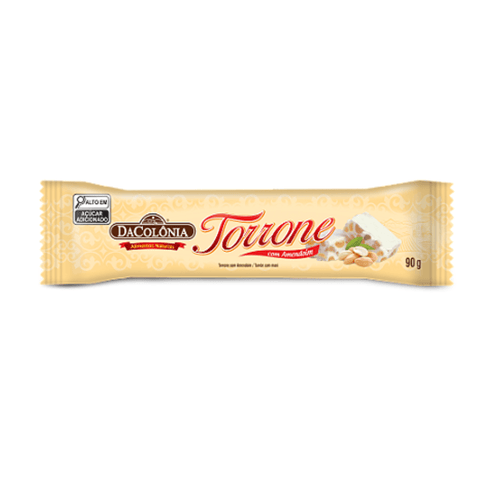 Torrone Barra com Amendoim 90g DaCôlonia