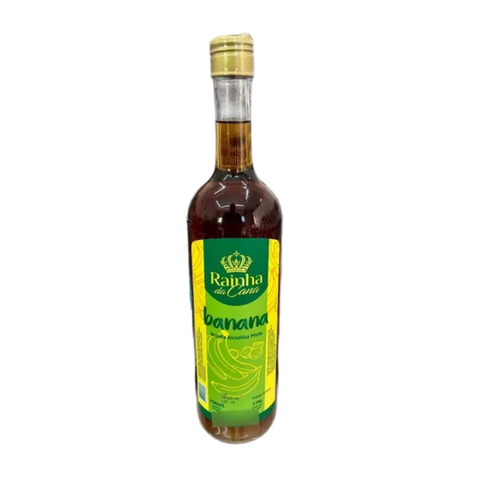 Cachaça Rainha Da Cana De Sabor Banana 700ml Cachaça Minas