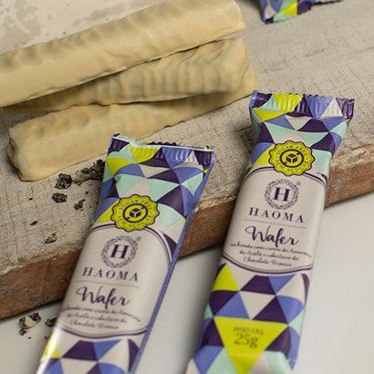 Mega Wafer Unid. Chocolate Branco - MEUBRASILONLINE