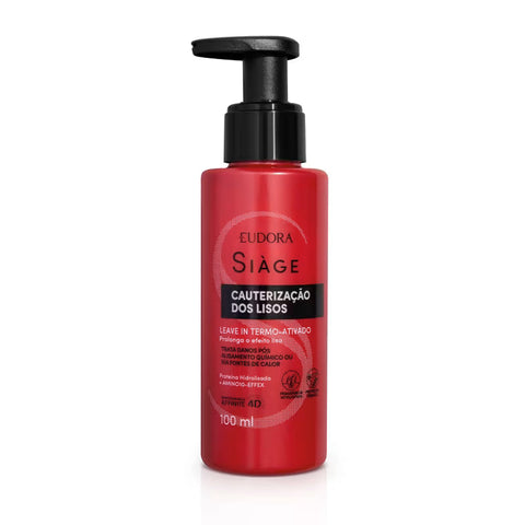 Leave-in Capilar Siàge Cauterização dos Lisos 100ml Eudora