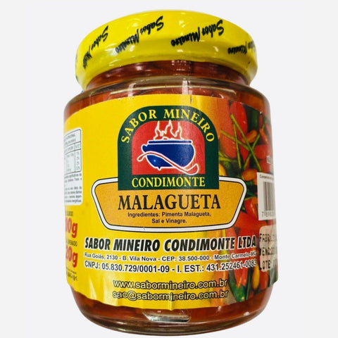 Sabor Mineiro Pimenta Malagueta - Chili Peppers - MEUBRASILONLINE