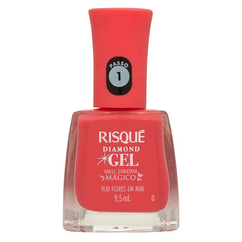 Esmalte Risqué Diamond Gel - Coleção  Meu Jardim Mágico