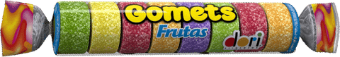 Bala de Goma Tubo (Jujuba/Gomets) - Frutas Dori 32g