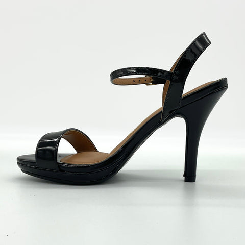 Sandália Vizzano 6210-1019 Salto Alto Preto Verniz