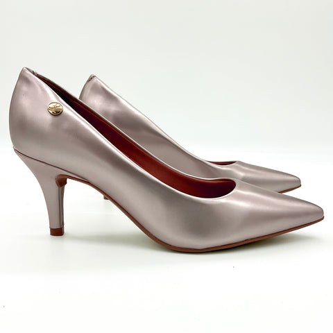 Scarpin Vizzano 1185-1302 Bico Fino Champanhe