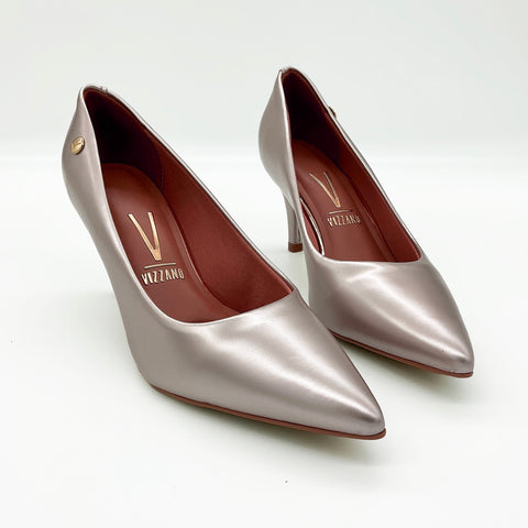Scarpin Vizzano 1185-1302 Bico Fino Champanhe