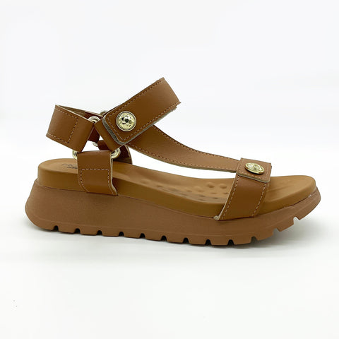Sandália Modare 7198-101 Sola Tratorada Camel