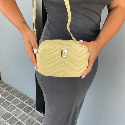 Bolsa Vizzano 10003-2 Transversal Amarelo Claro