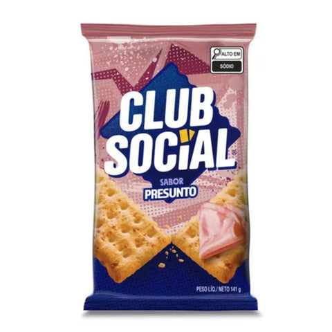 Biscoito Salgado Presunto Club Social 141g