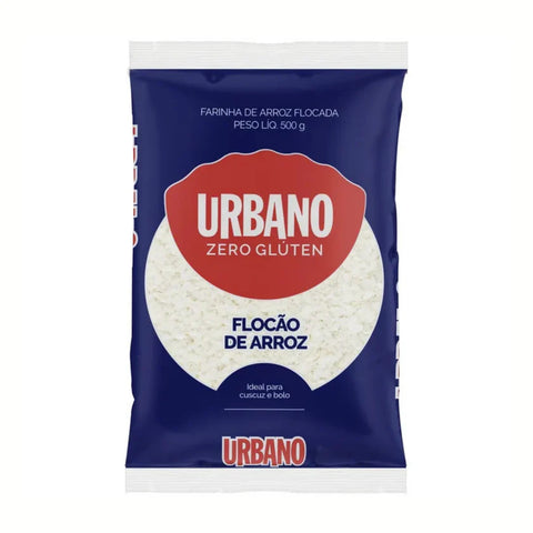 Flocão de Arroz Urbano 500g Sem Glúten