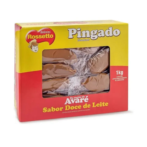 Doce de Leite Pingado Rossetto 50 Unidades 1kg