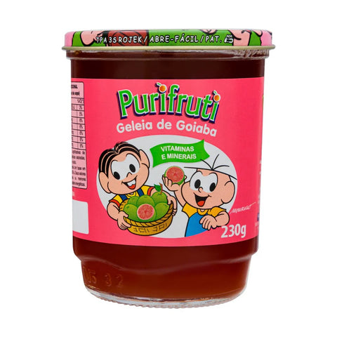 Geleia de Goiaba Purifruti Turma da Mônica Vidro 230g
