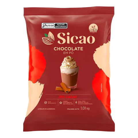 Chocolate em Pó 33% SICAO 1,01kg