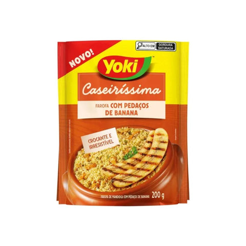 Farofa com Pedaços de Banana Caseirissima Yoki 200g