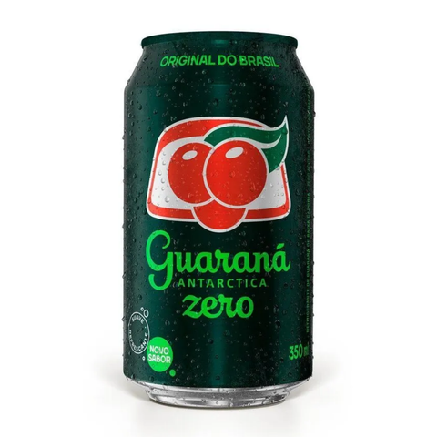 Refrigerante Guaraná Zero Antarctica Lata 350ml